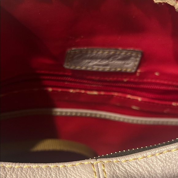 Dooney & Bourke Tan and Black Color block Sophie Hobo Bag - Picture 8 of 8